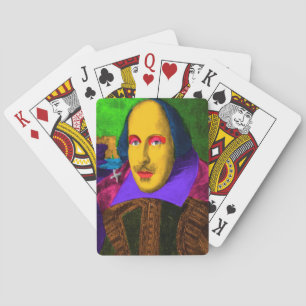 William Shakespeare Pop Art Playing Cards
