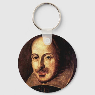 William Shakespeare Portrait Key Ring