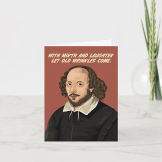 William Shakespeare Quote Card