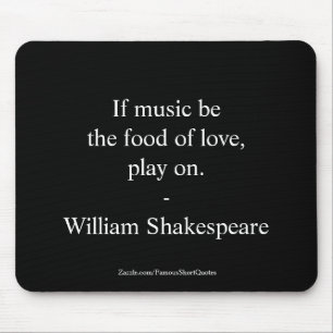 William Shakespeare Quote Love Mouse Pad