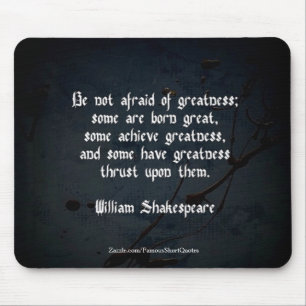William Shakespeare Quote Mouse Pad