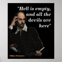 William Shakespeare Quote On Hell And Devils
