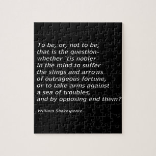 William Shakespeare`s `Hamlet` Jigsaw Puzzle