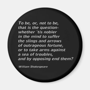 William Shakespeare`s `Hamlet` Magnet