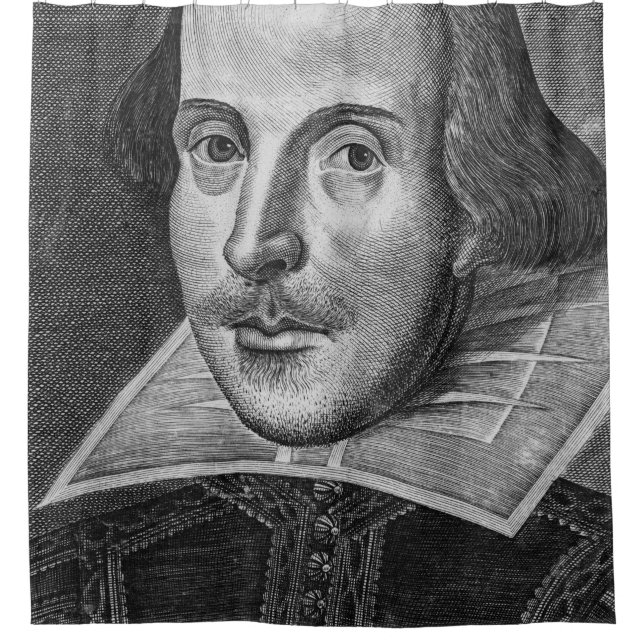 William Shakespeare Shower Curtain (Front)