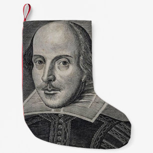 William Shakespeare Small Christmas Stocking