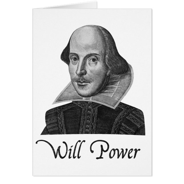 William Shakespeare Will Power (Front)
