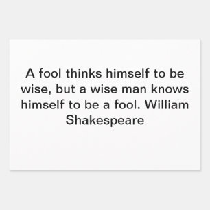 William Shakespeare Wrapping Paper