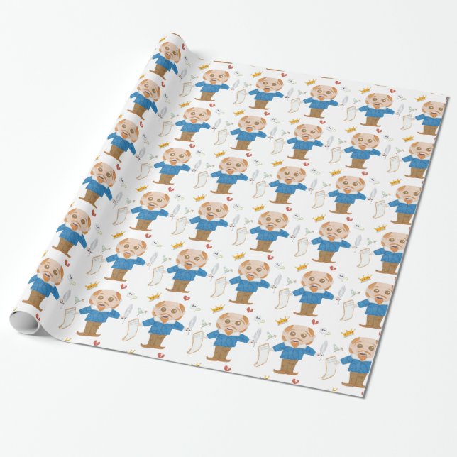 William Shakespeare Wrapping Paper (Unrolled)