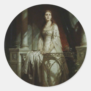 William Shakespeare's Juliet Classic Round Sticker