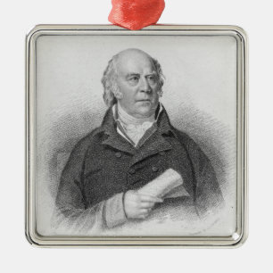 William Sharp, engraved by J. Thomson Metal Ornament