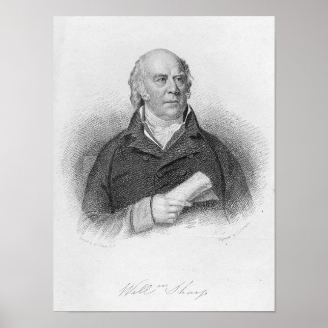 William Sharp, engraved by J. Thomson Poster (Front)