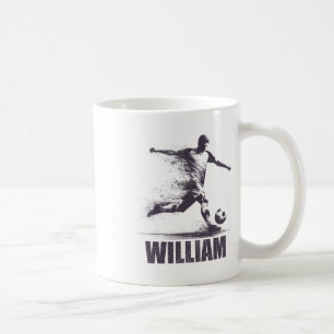 William Soccer Boys Personalized First Name Willia Coffee Mug