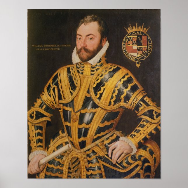 William Somerset 3rd Earl of Worcester Poster (Front)