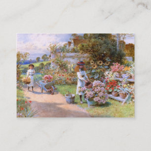 William Stephen Coleman: The Flower Garden Business Card