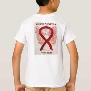 William Syndrome Awareness Ribbon Angel T-Shirt