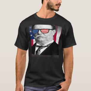 William Taft USA Flag Patriotic American Flag 4th T-Shirt