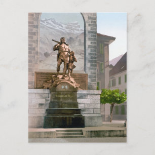 William Tell Monument Postcard