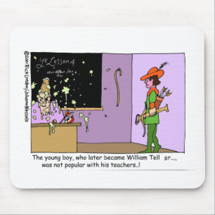 William Tell The Early Years Offbeat Cartoon Gifts Mouse Pad