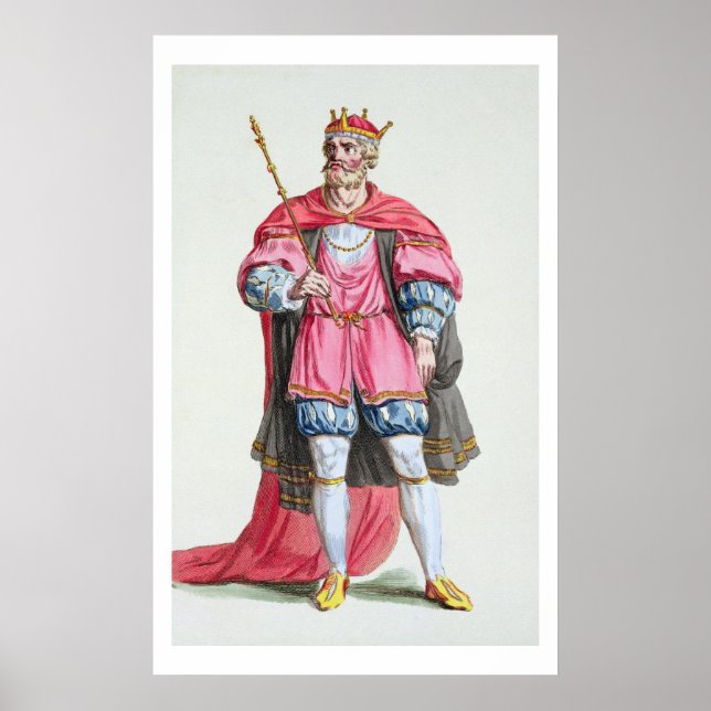 William the Conqueror (1027-87), from 'Receuil des Poster (Front)