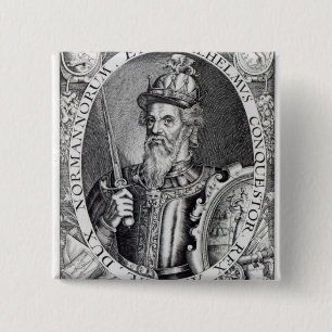 William the Conqueror, 1618 15 Cm Square Badge