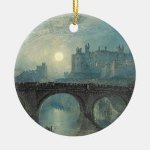 William Turner Alnwick Castle  Ceramic Ornament