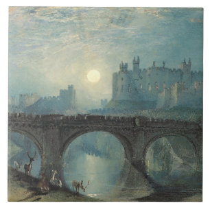 William Turner Alnwick Castle  Ceramic Tile