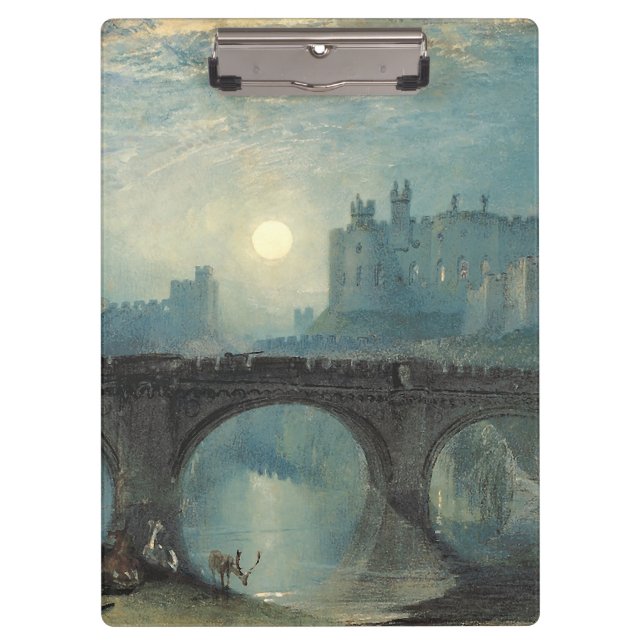 William Turner Alnwick Castle  Clipboard (Front)
