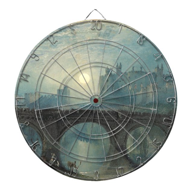 William Turner Alnwick Castle  Dartboard (Front)