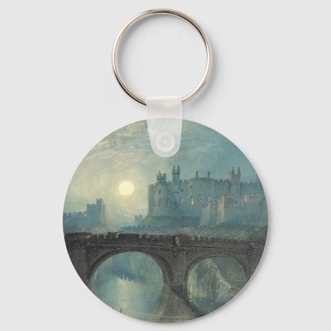 William Turner Alnwick Castle  Key Ring (Front)