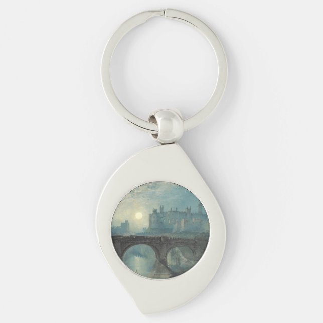 William Turner Alnwick Castle  Key Ring (Front)