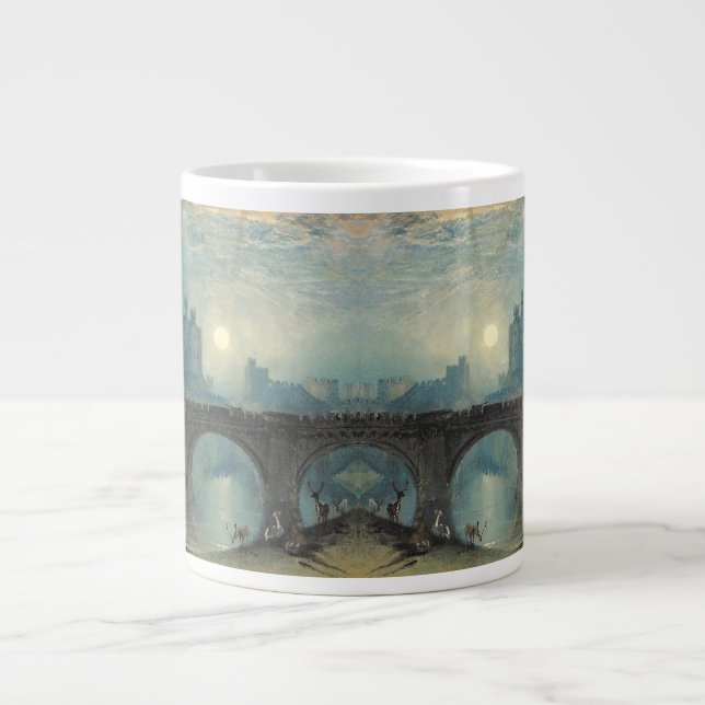 William Turner Alnwick Castle  Large Coffee Mug (Front)