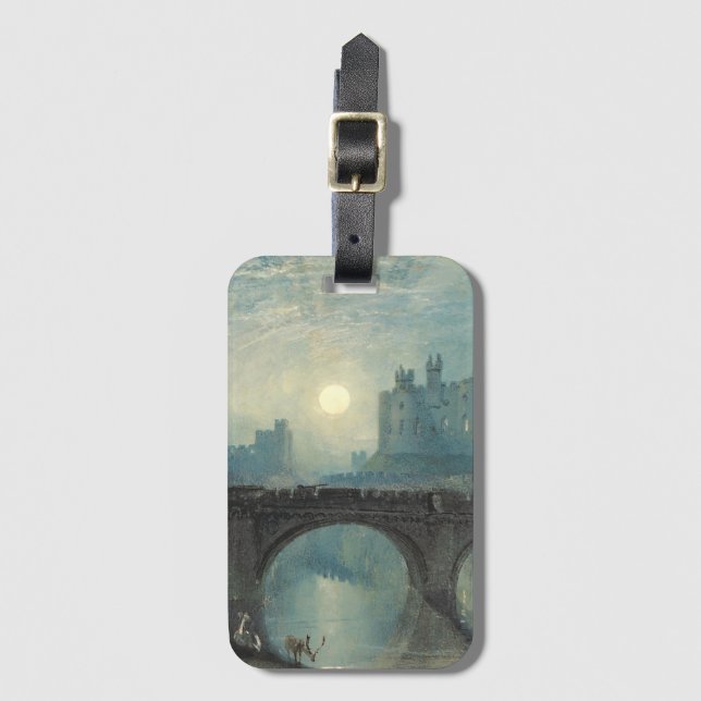 William Turner Alnwick Castle  Luggage Tag (Front Vertical)