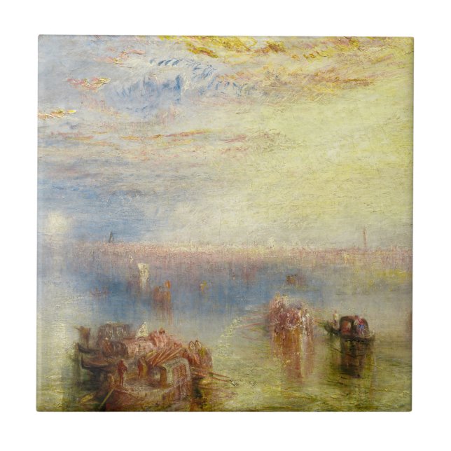 William Turner - Approach to Venice Ceramic Tile (Front)
