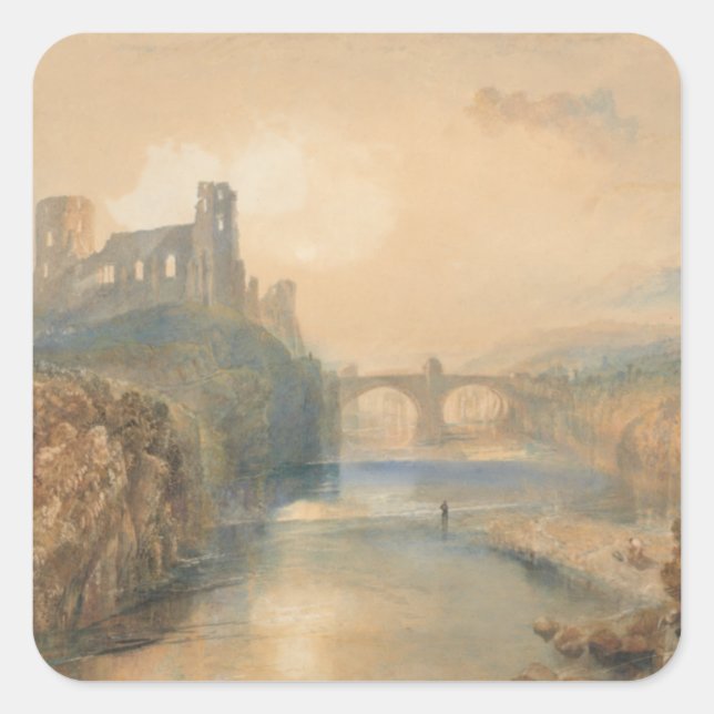 William Turner Barnard Castle   Square Sticker (Front)