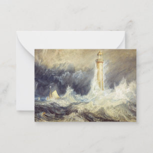 William Turner - Bell Rock Lighthouse Card