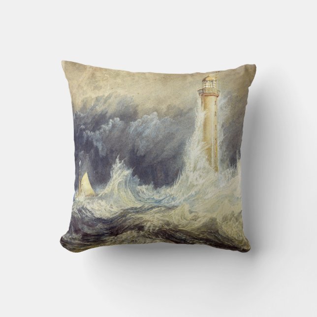 William Turner - Bell Rock Lighthouse Cushion (Front)