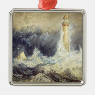 William Turner - Bell Rock Lighthouse Metal Ornament