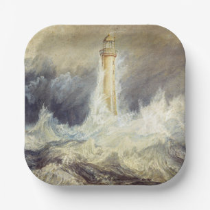 William Turner - Bell Rock Lighthouse Paper Plate