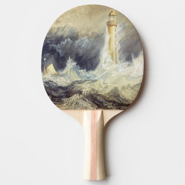 William Turner - Bell Rock Lighthouse Ping Pong Paddle (Front)