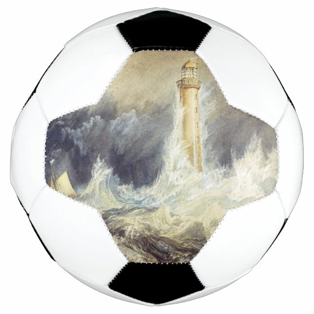 William Turner - Bell Rock Lighthouse Soccer Ball (Front)