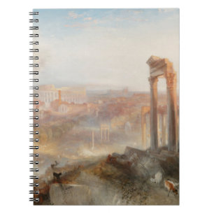 William Turner British - Modern Rome-Campo Vaccino Notebook