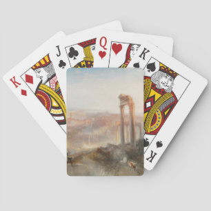 William Turner British - Modern Rome-Campo Vaccino Playing Cards