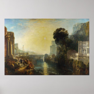 William Turner - Dido building Carthage Poster