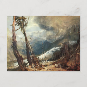 William Turner- Glacier and Source of the Arveron Postcard