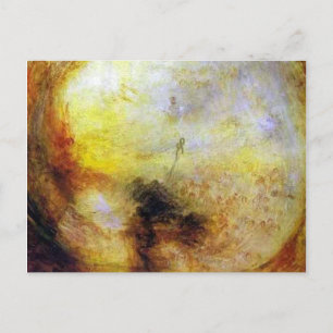 william turner, light and colour (goethe's theory) postcard