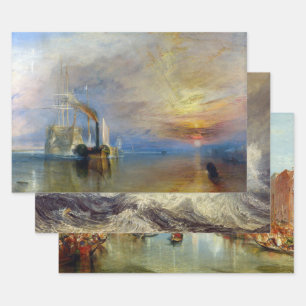William Turner - Masterpieces Selection Wrapping Paper Sheet