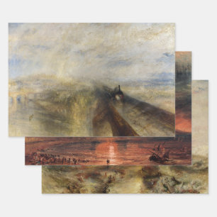 William Turner - Masterpieces Selection Wrapping Paper Sheet