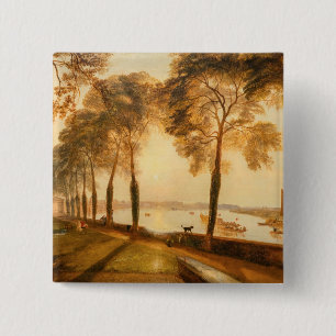 William Turner - Mortlake Terrace 15 Cm Square Badge