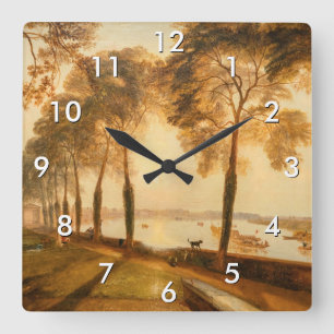 William Turner - Mortlake Terrace Square Wall Clock